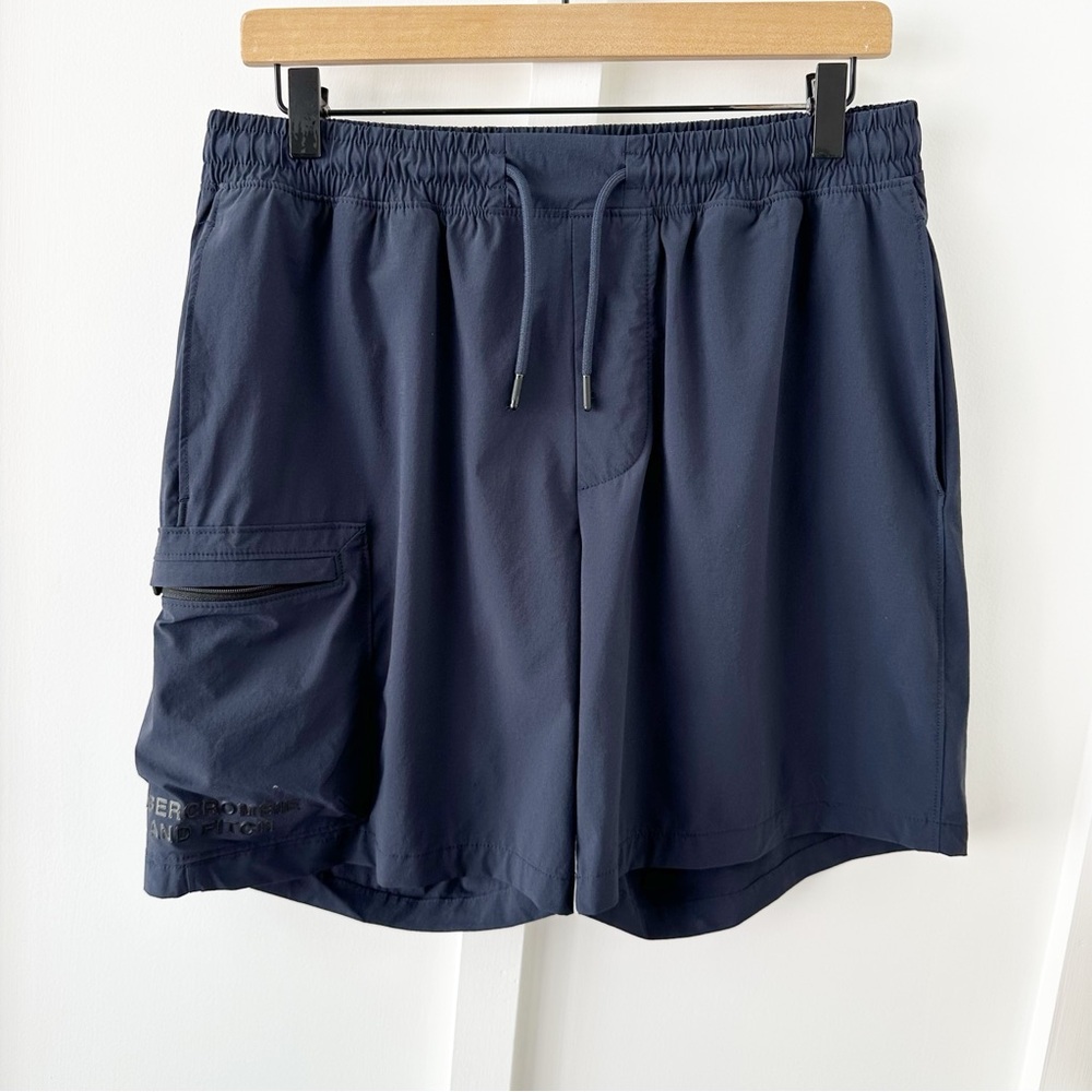 ABERCROMBIE navy athletic short